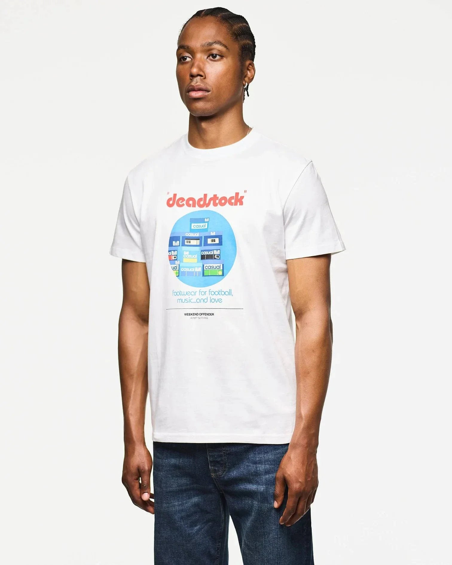 Weekend Offender Deadstock Graphic T-Shirt White