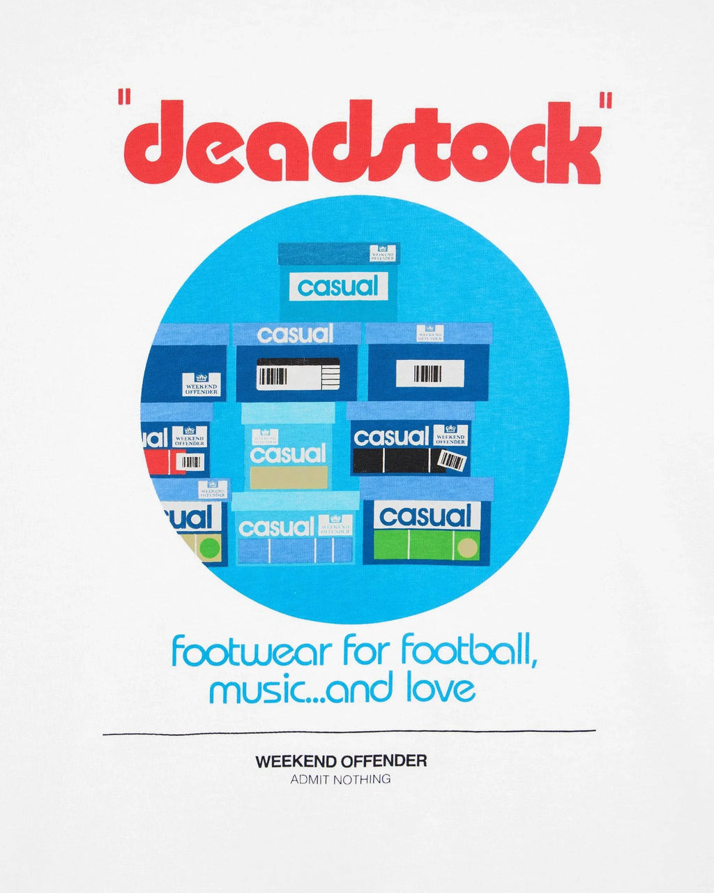 Weekend Offender Deadstock Graphic T-Shirt White
