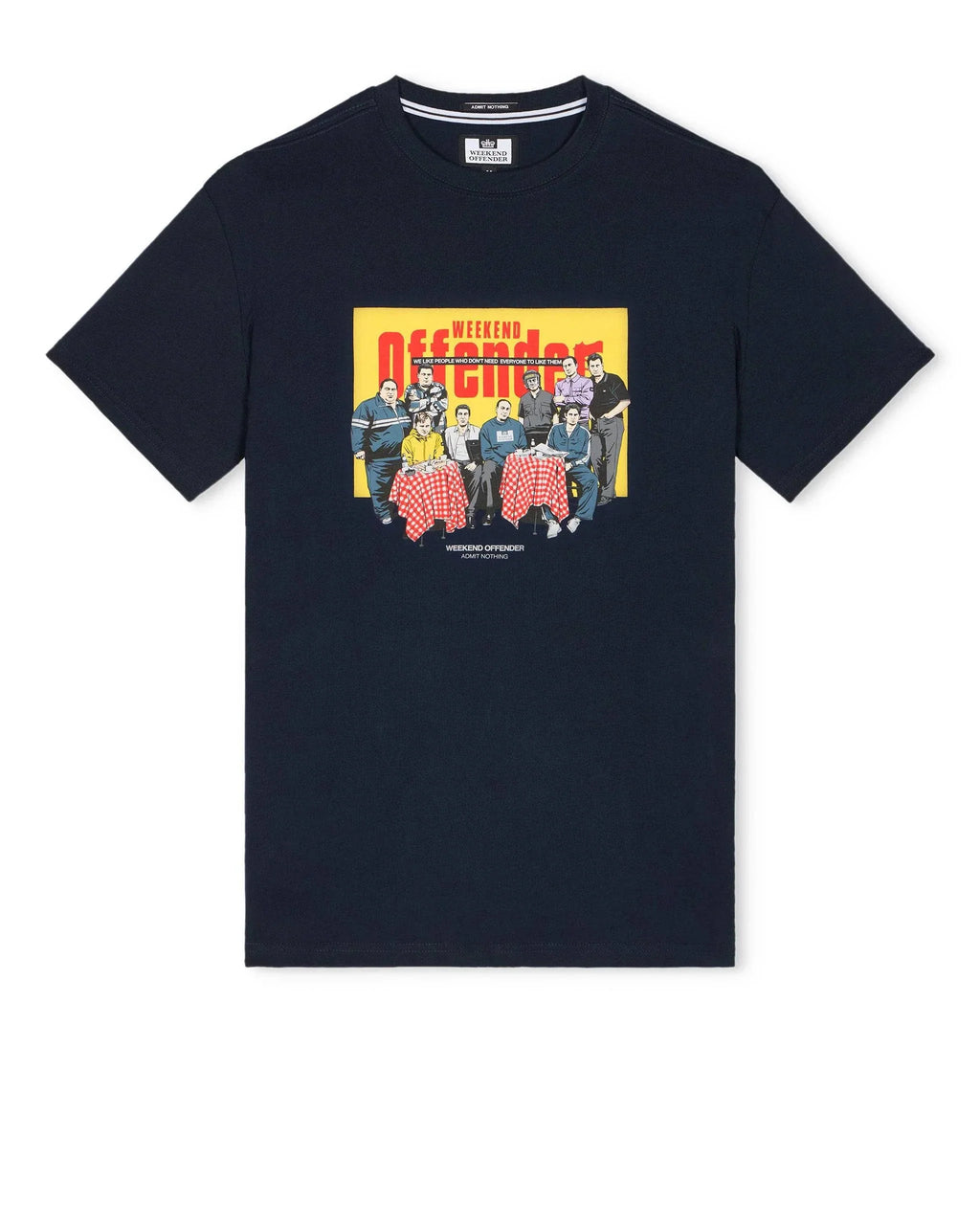 Weekend Offender Satriale's Graphic T-Shirt Navy