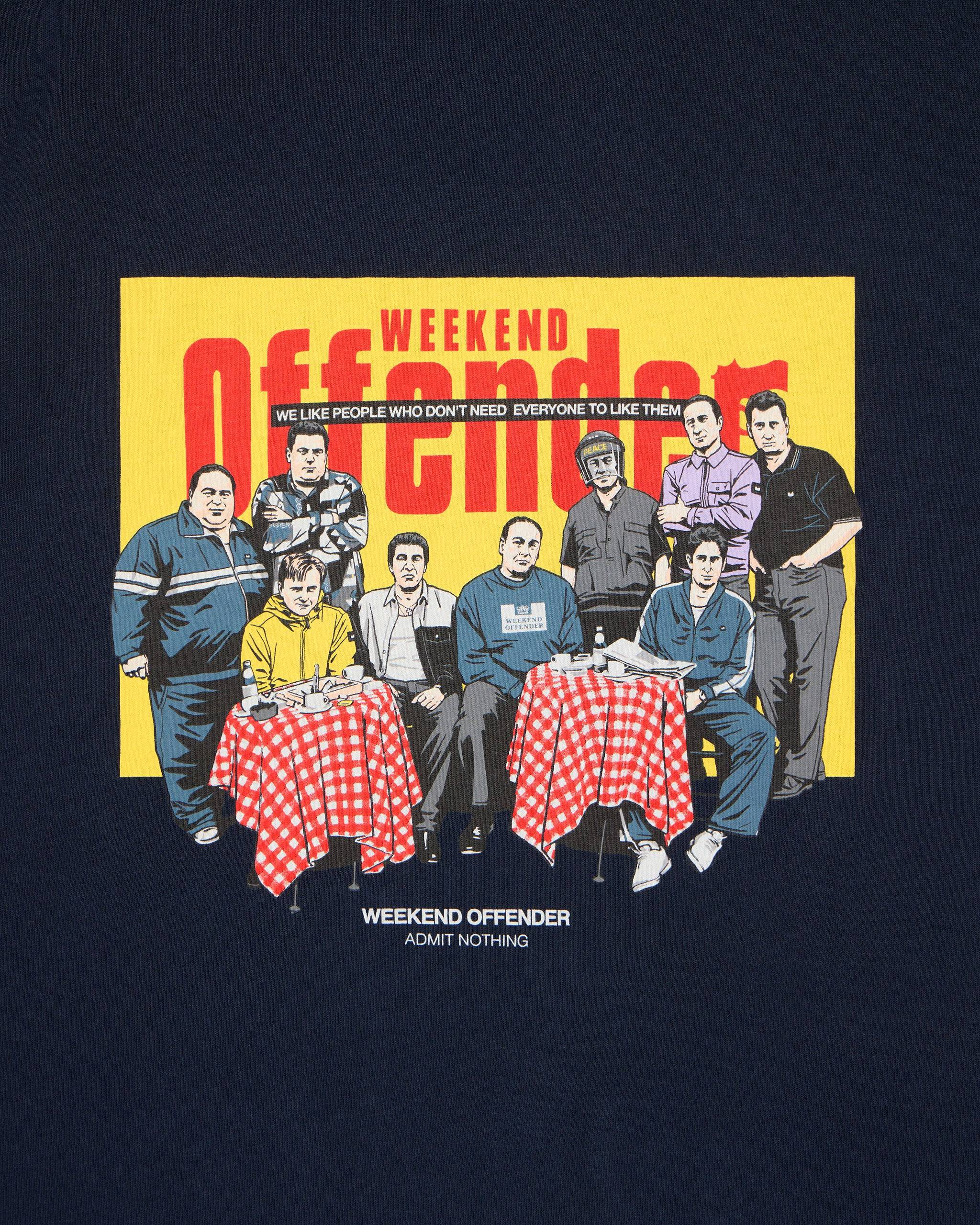Weekend Offender Satriale's Graphic T-Shirt Navy