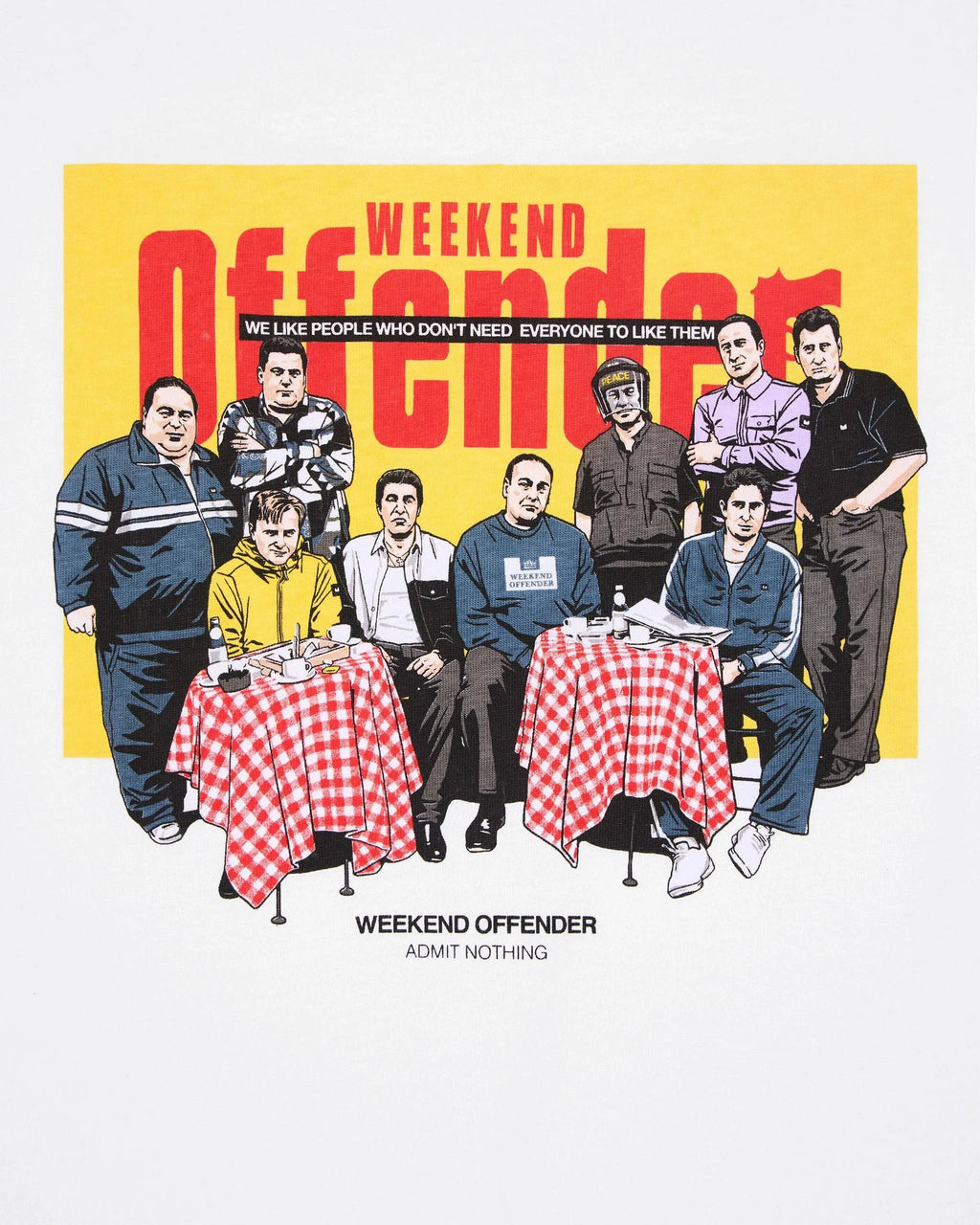 Weekend Offender Satriale's Graphic T-Shirt White