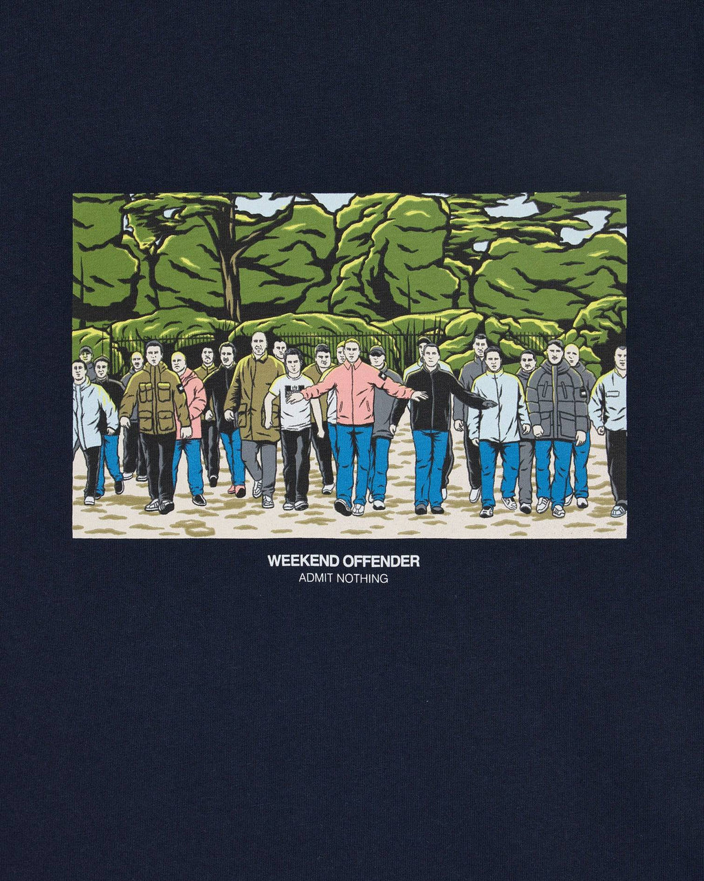 Weekend Offender GSE Graphic T-Shirt Navy