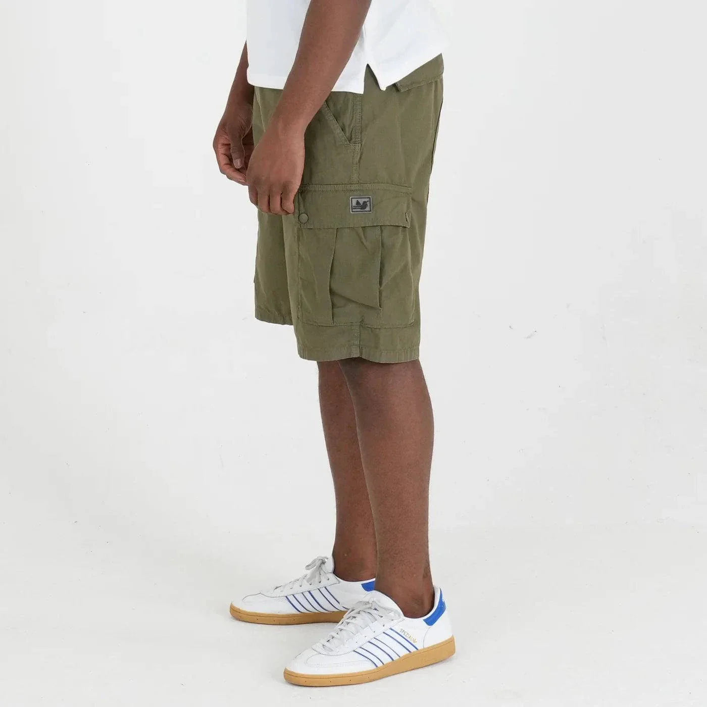 Peaceful Hooligan Container Shorts Khaki