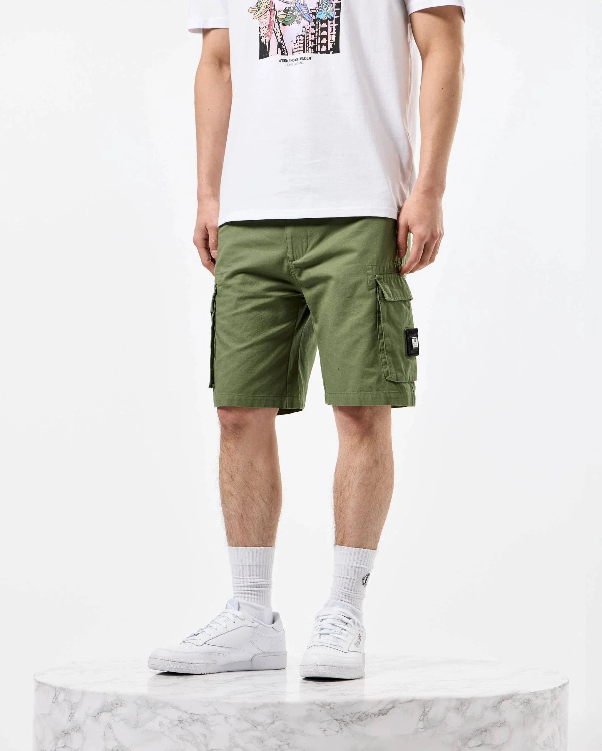 Weekend Offender Mascia Cargo Shorts Sapling