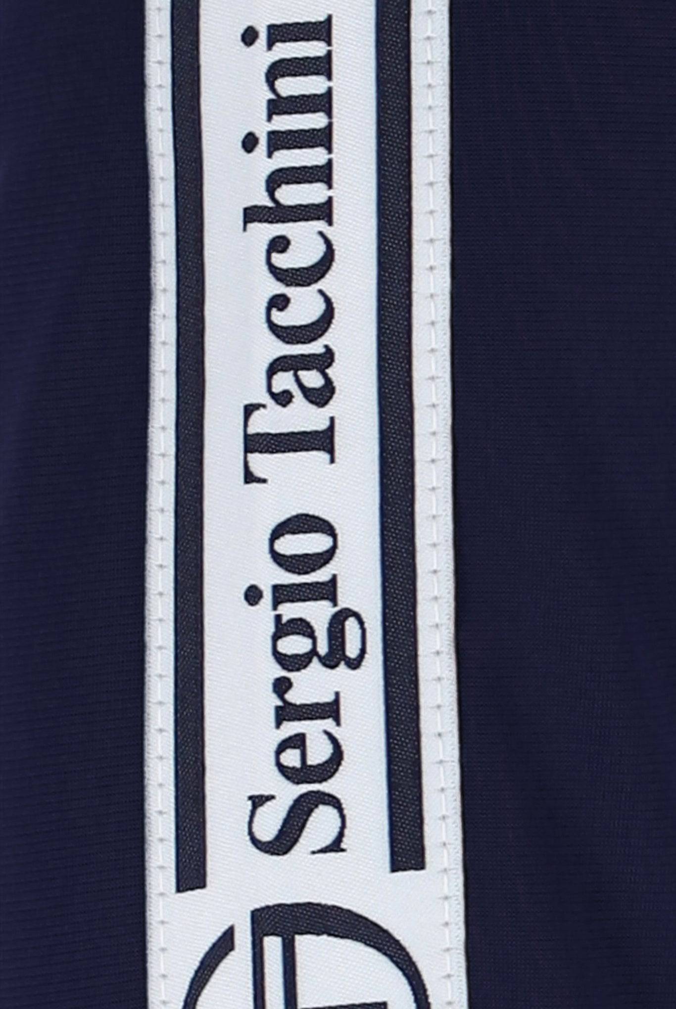 Sergio Tacchini Taped Track Top in Maritime Blue