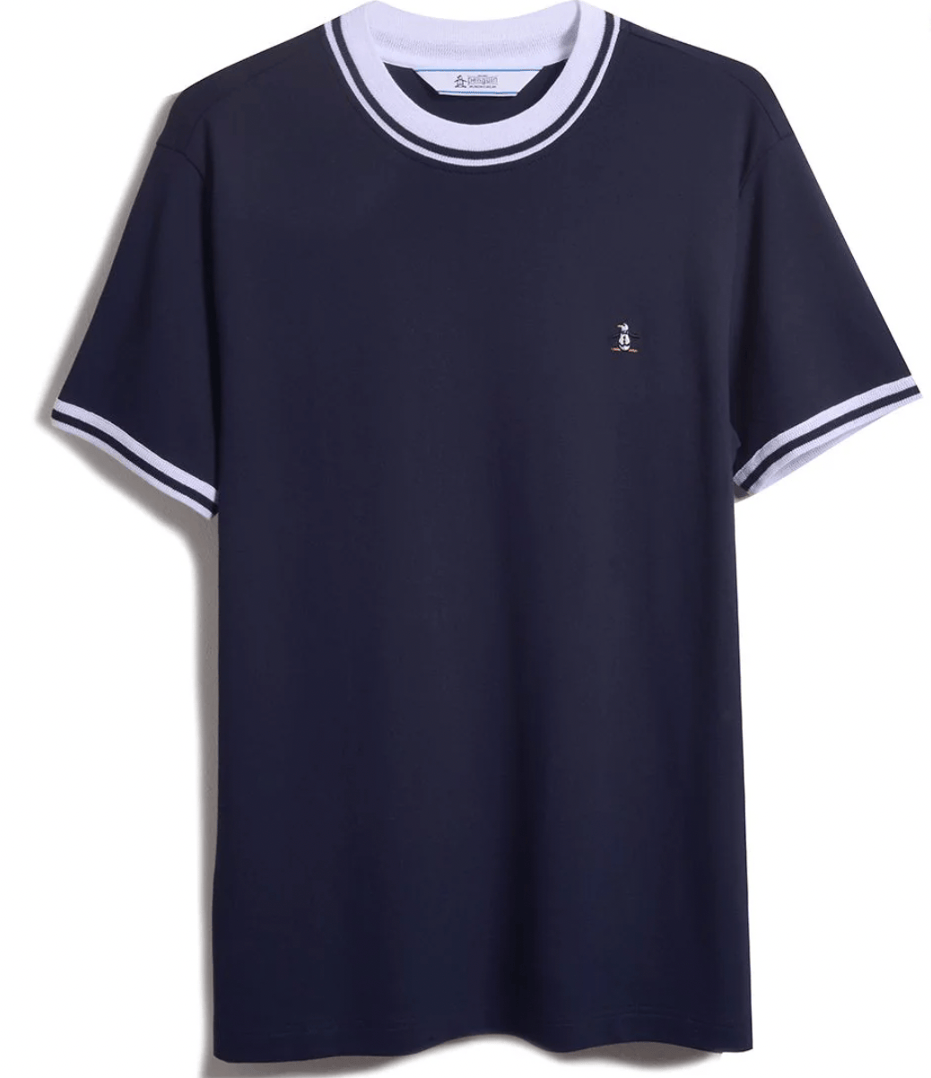 Original Penguin Pique T-Shirt In Dark Sapphire