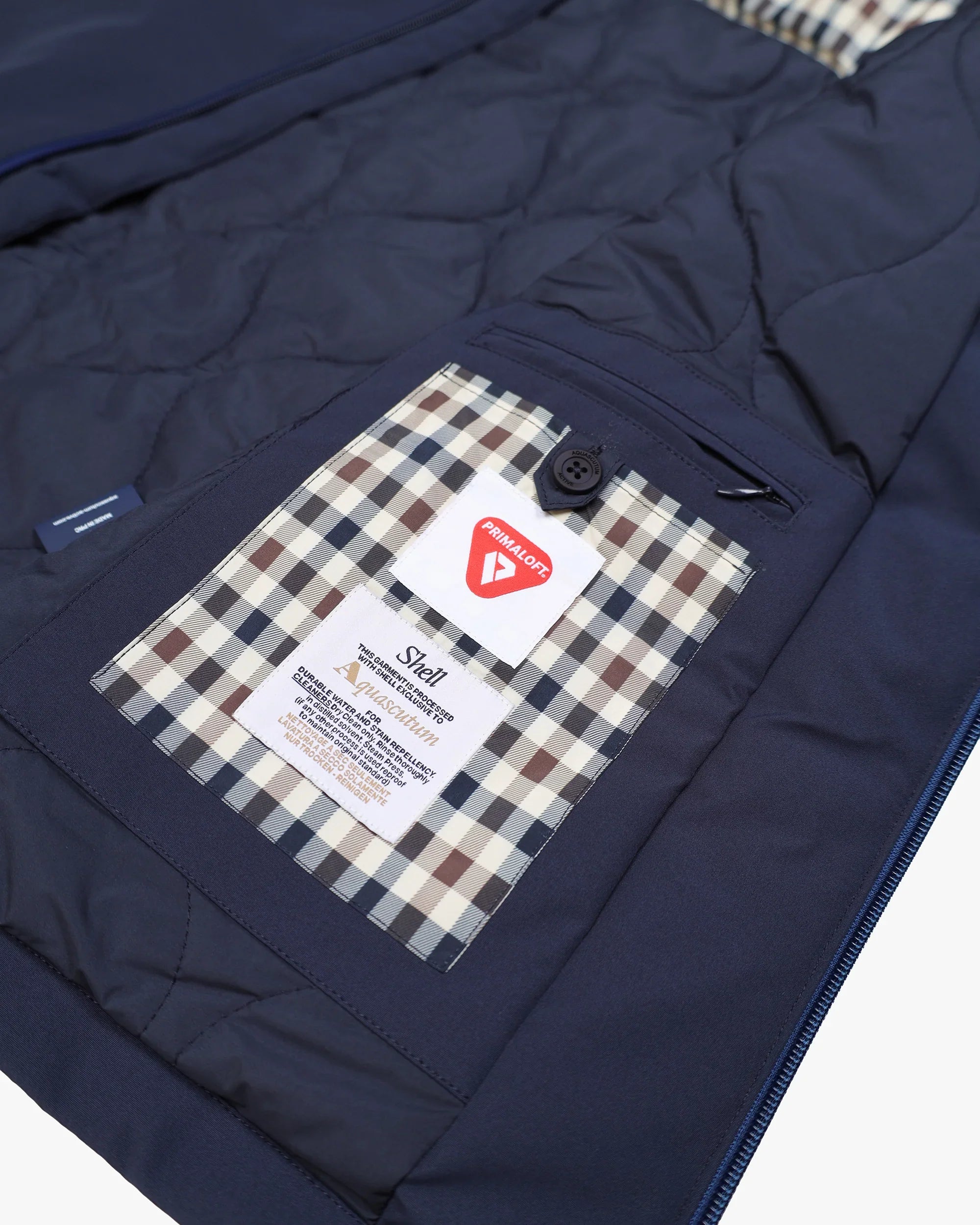 Aquascutum Active Shell Mid Parka Navy