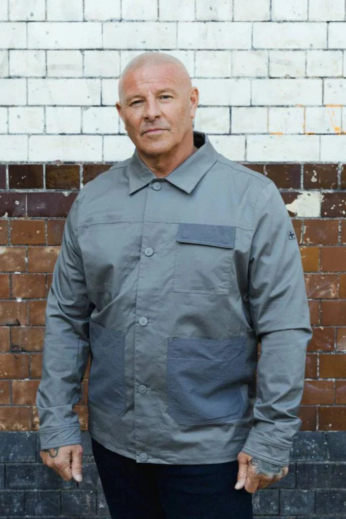 Terrace Cult Vito Overshirt Grey