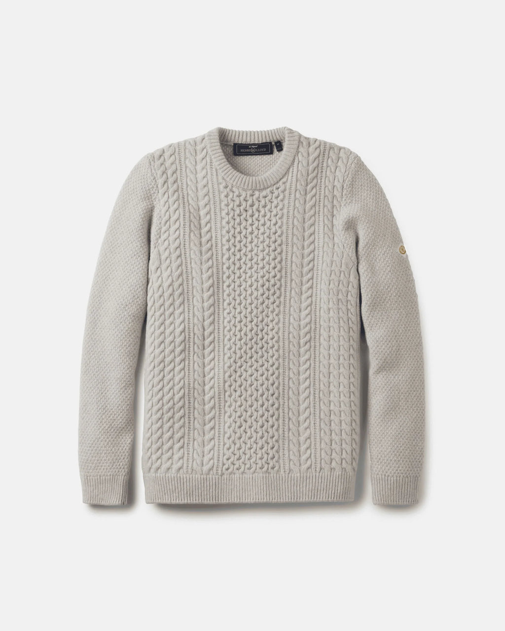 Henri Lloyd Abersoch Cable Knit Jumper Off-White