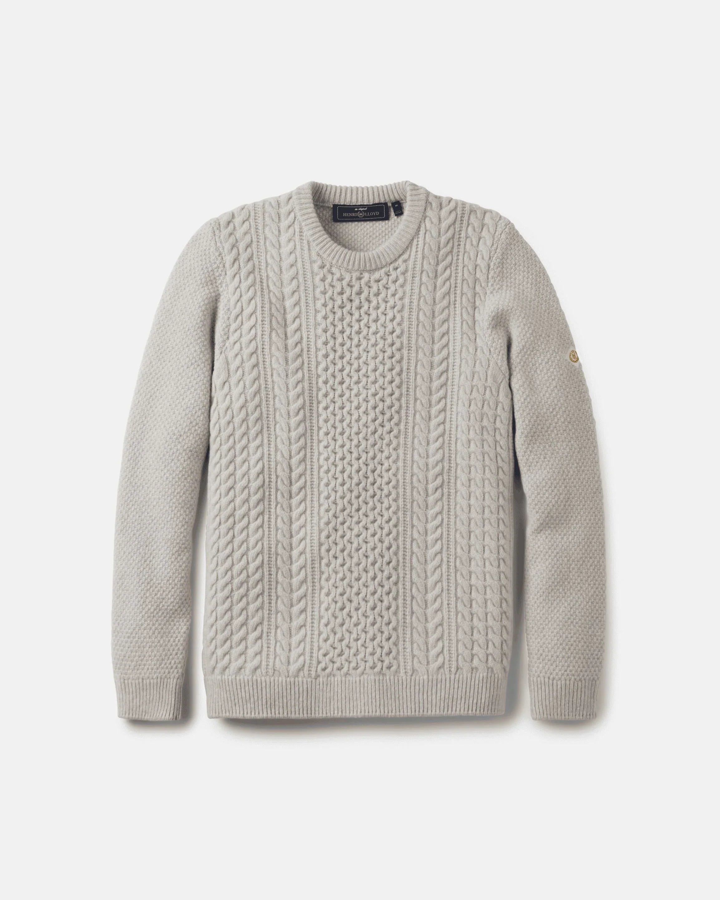 Henri Lloyd Abersoch Cable Knit Jumper Off-White