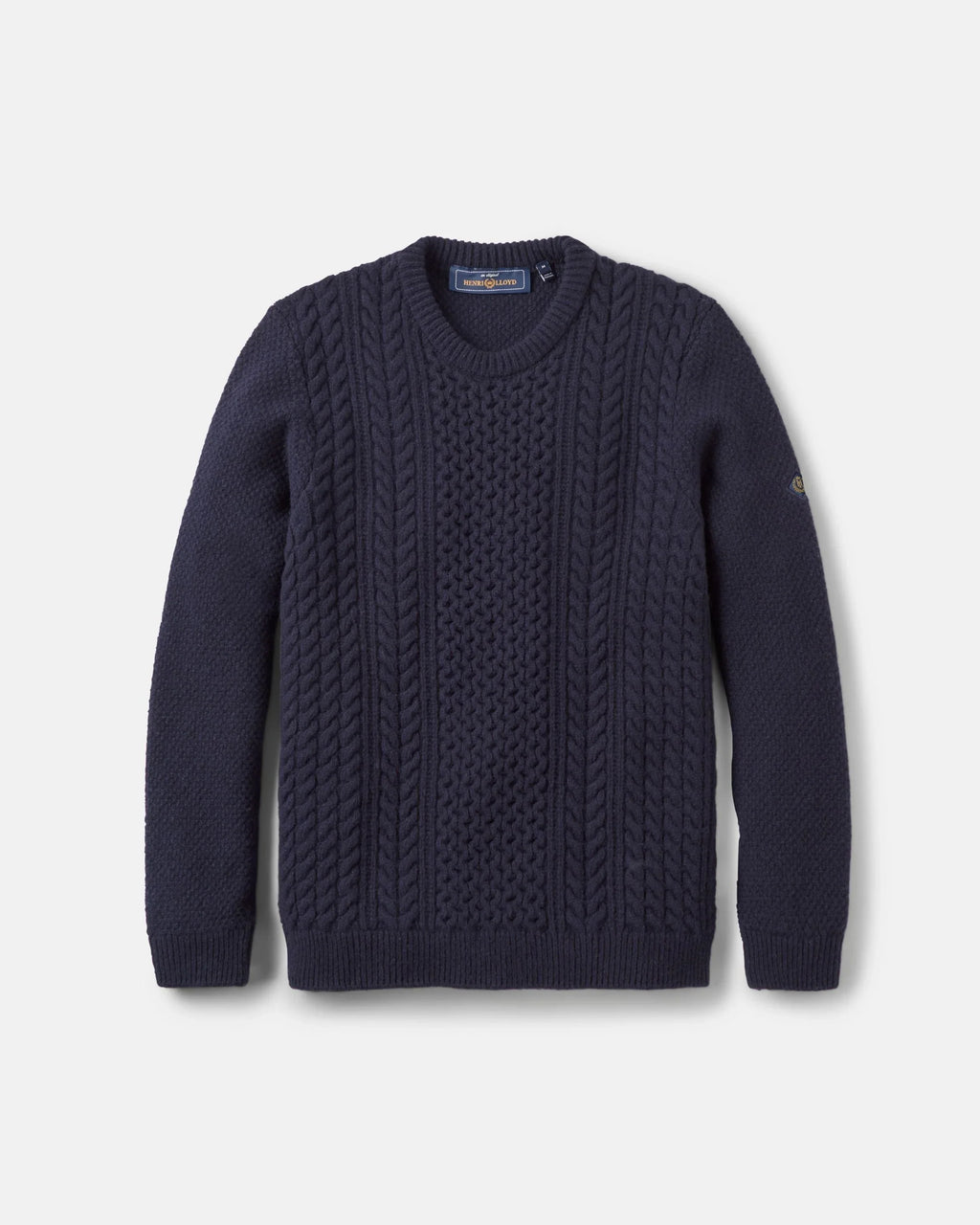 Henri Lloyd Abersoch Cable Knit Jumper Navy