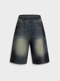 DCRB Rhinestone Denim Jorts