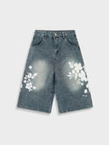 DCRB Floral Jorts