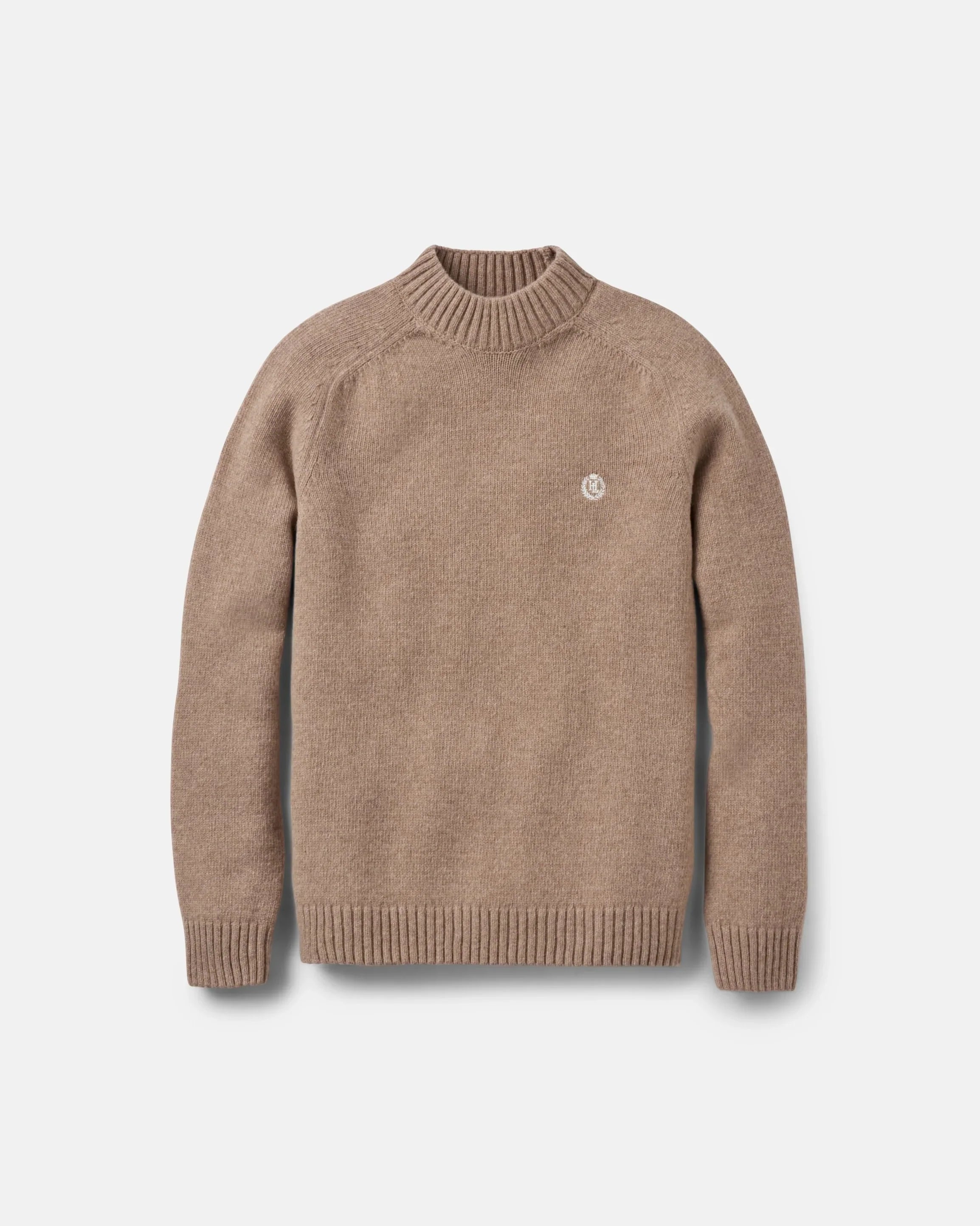 Henri Lloyd Clew Mock Neck Jumper Sand