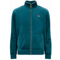 Fila Irving Velour Track Top in Deep Lagoon