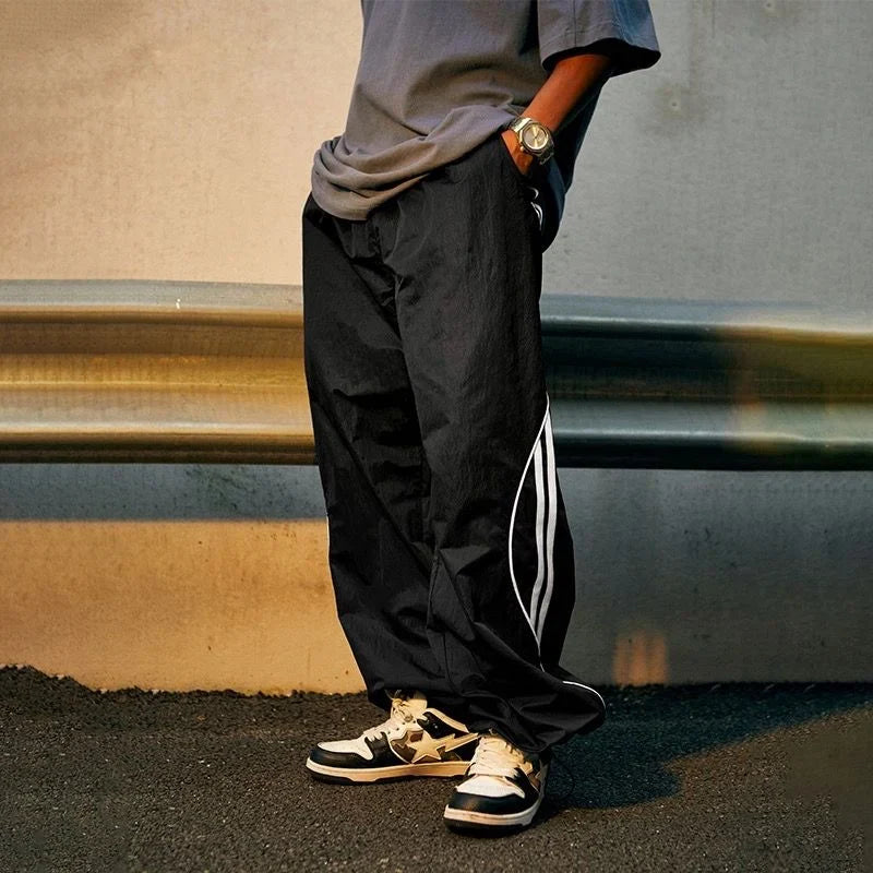 Striped Wide Joggers