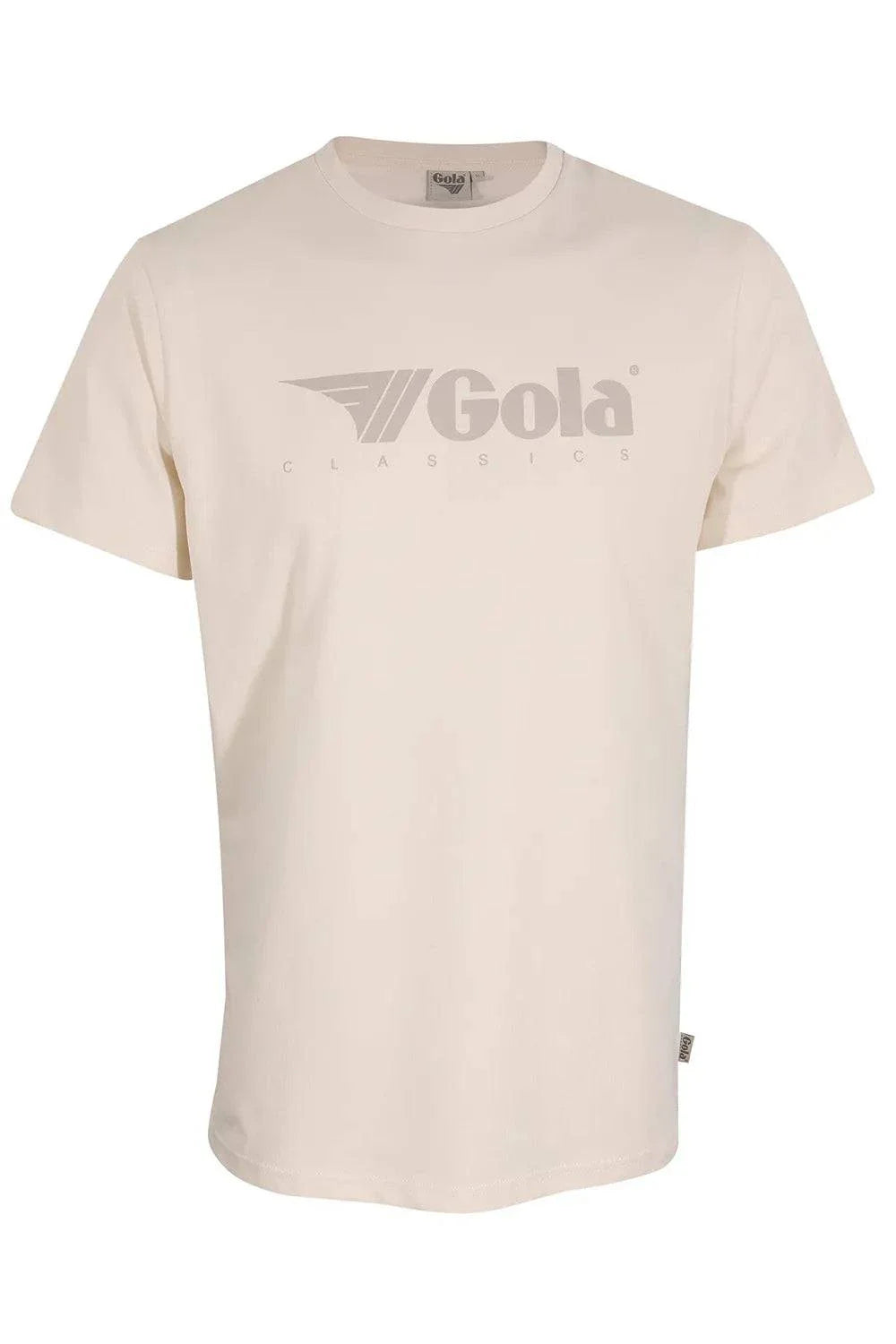 Gola Front Print T-Shirt Ecru