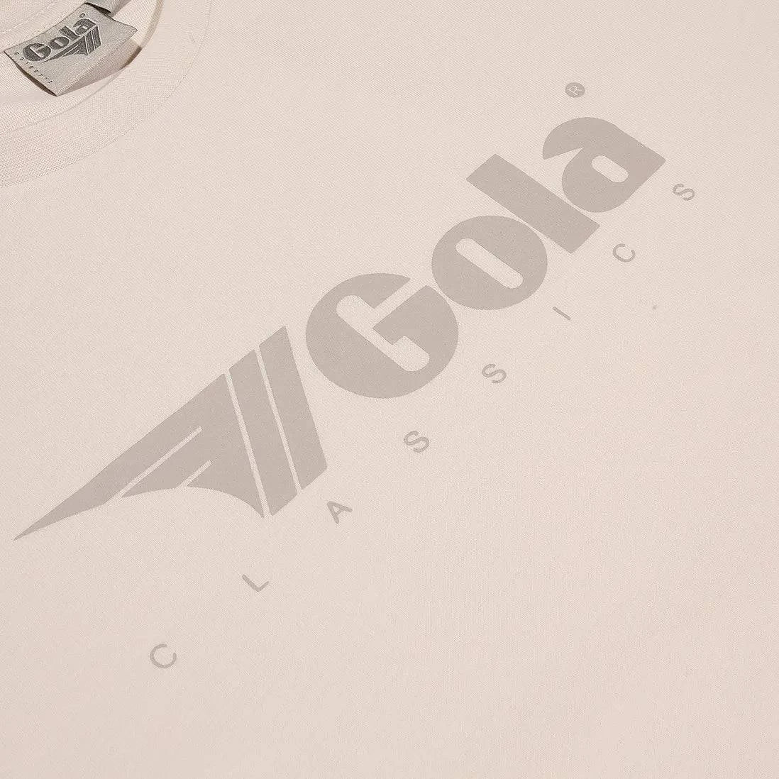 Gola Front Print T-Shirt Ecru