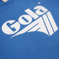 Gola Logo Print Washed T-Shirt Blue