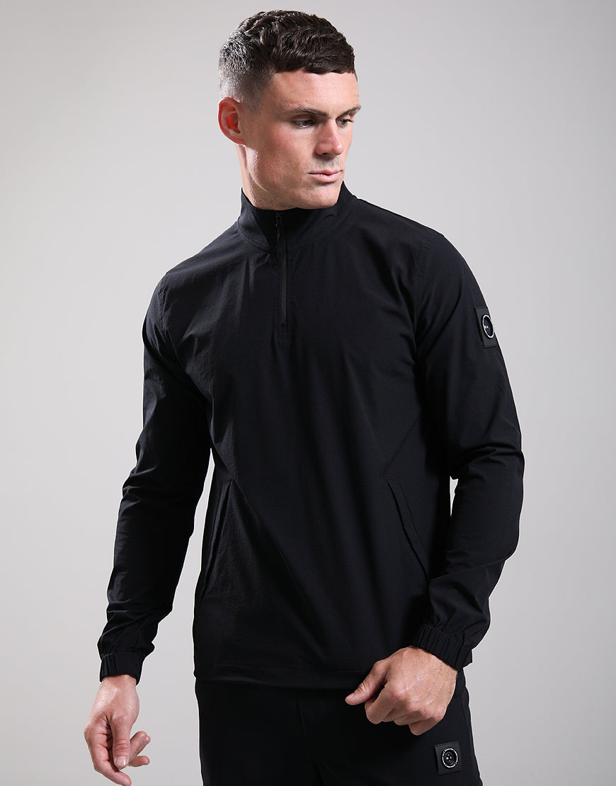 Marshall Artist Lennox Quarter Zip Black