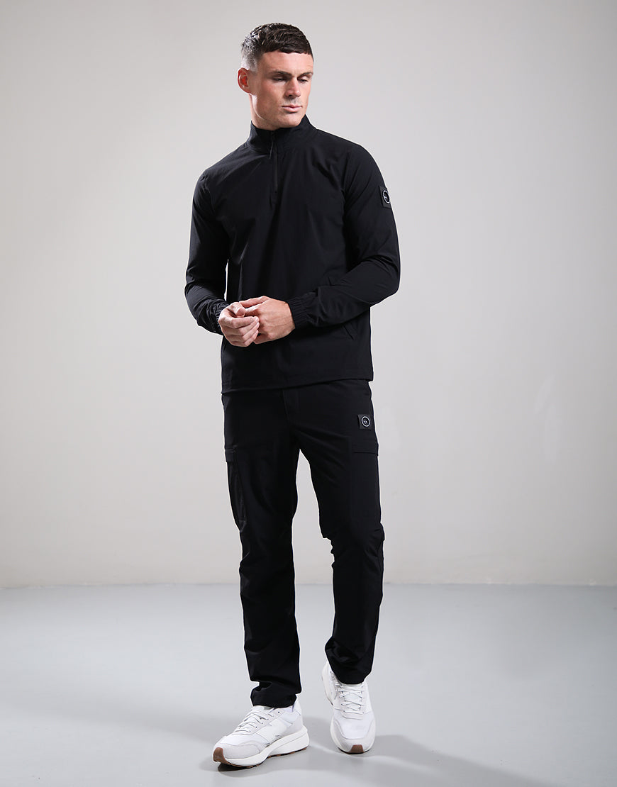 Marshall Artist Lennox Quarter Zip Black