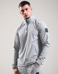 Marshall Artist Lennox Quarter Zip Monument Grey