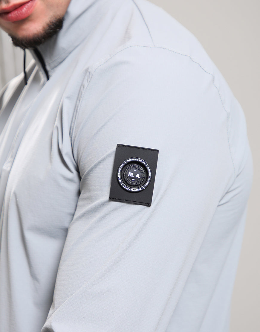 Marshall Artist Lennox Quarter Zip Monument Grey