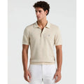 Original Penguin Jaquard Sweater Polo Shirt in Birch