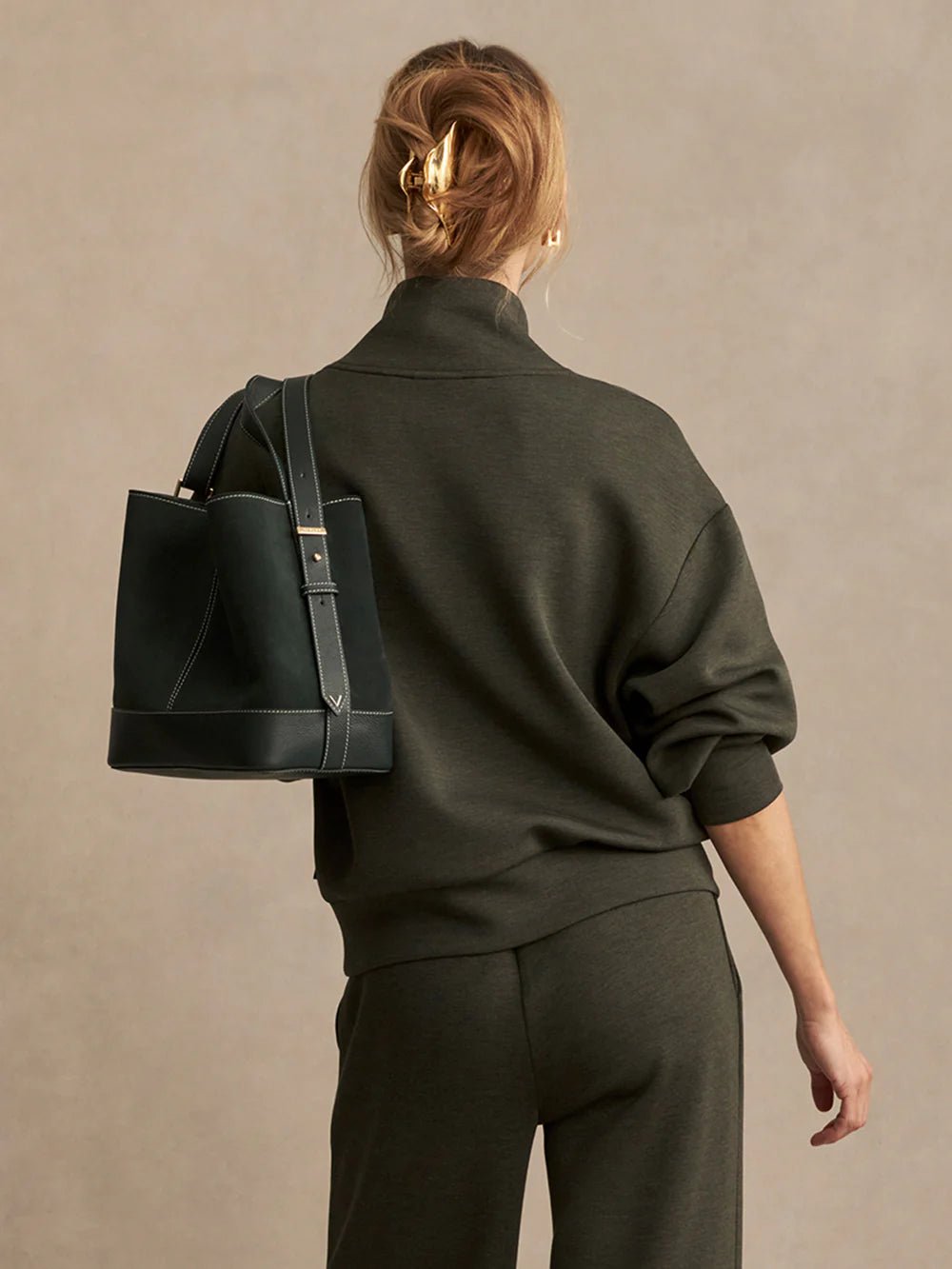 Davidson Sweat - Olive Marl - Image 5