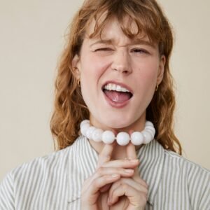 Gigi Maxi Necklace Ecru