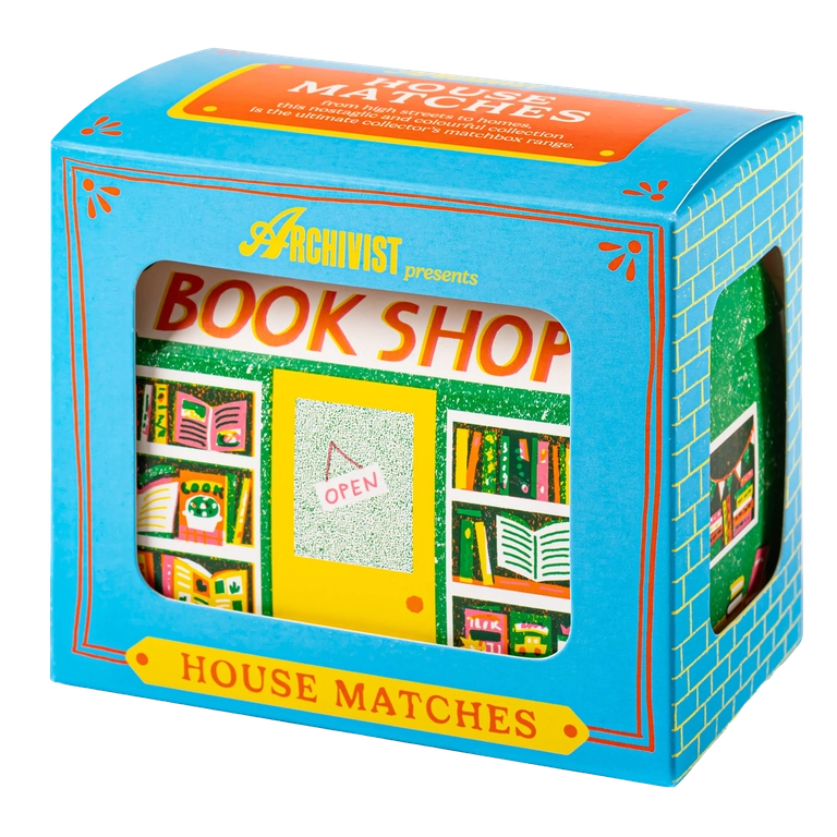 HM002 Bookshop House Matches - Image 3