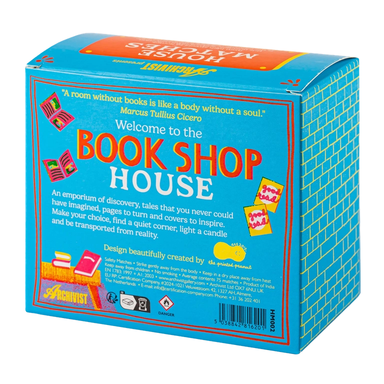 HM002 Bookshop House Matches - Image 4