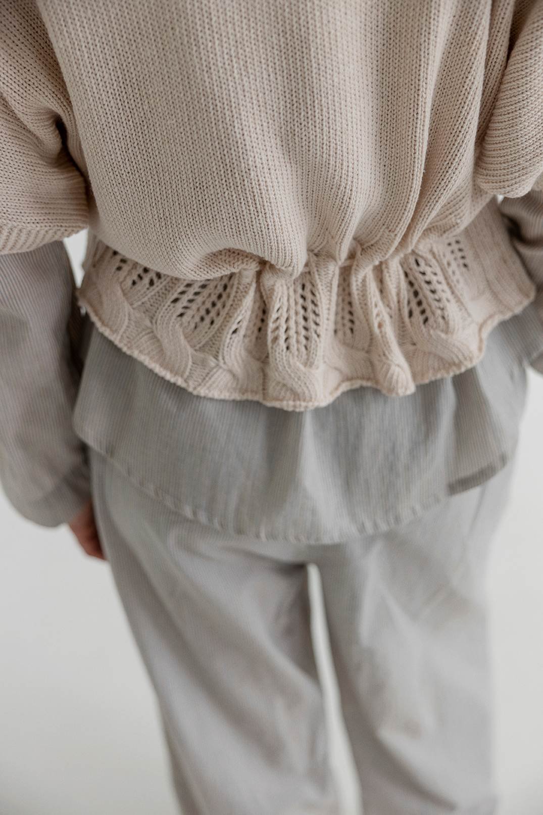 Vinnie Knit Top - Chalk - Image 3