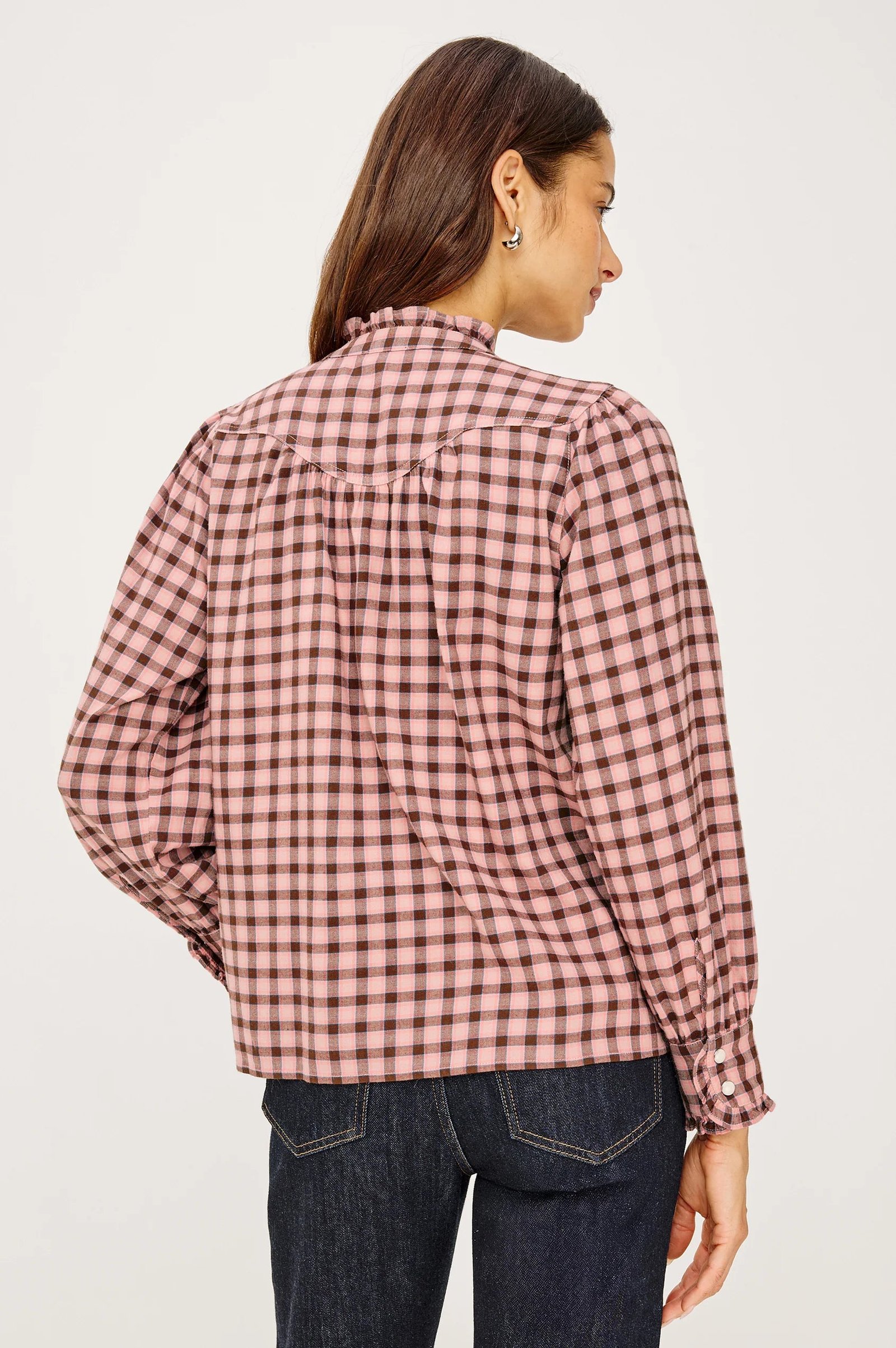 Alanna Blouse - Garnet Rose Cobalt - Image 5