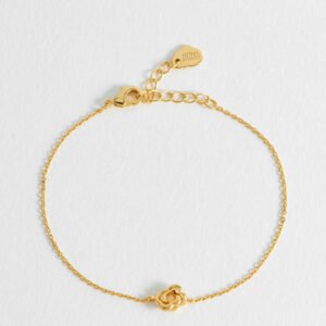 EBB6874G Double Linked Flower Bracelet