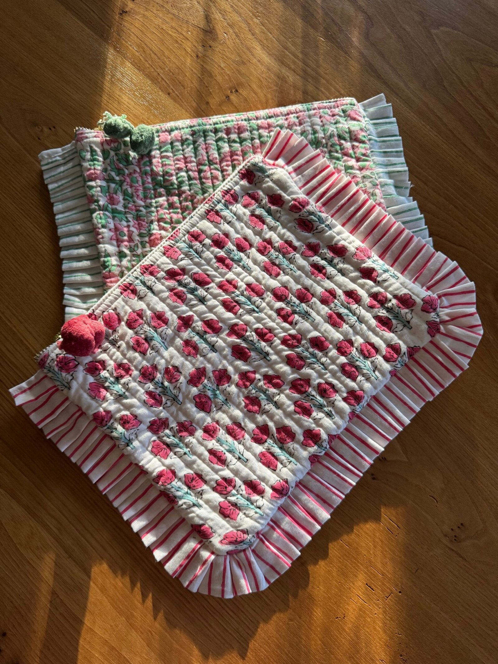 Millie Frill Pouch - Little Red Flower - Image 2