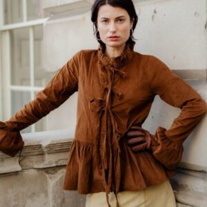 Tinky Blouse in Vicuna Cord