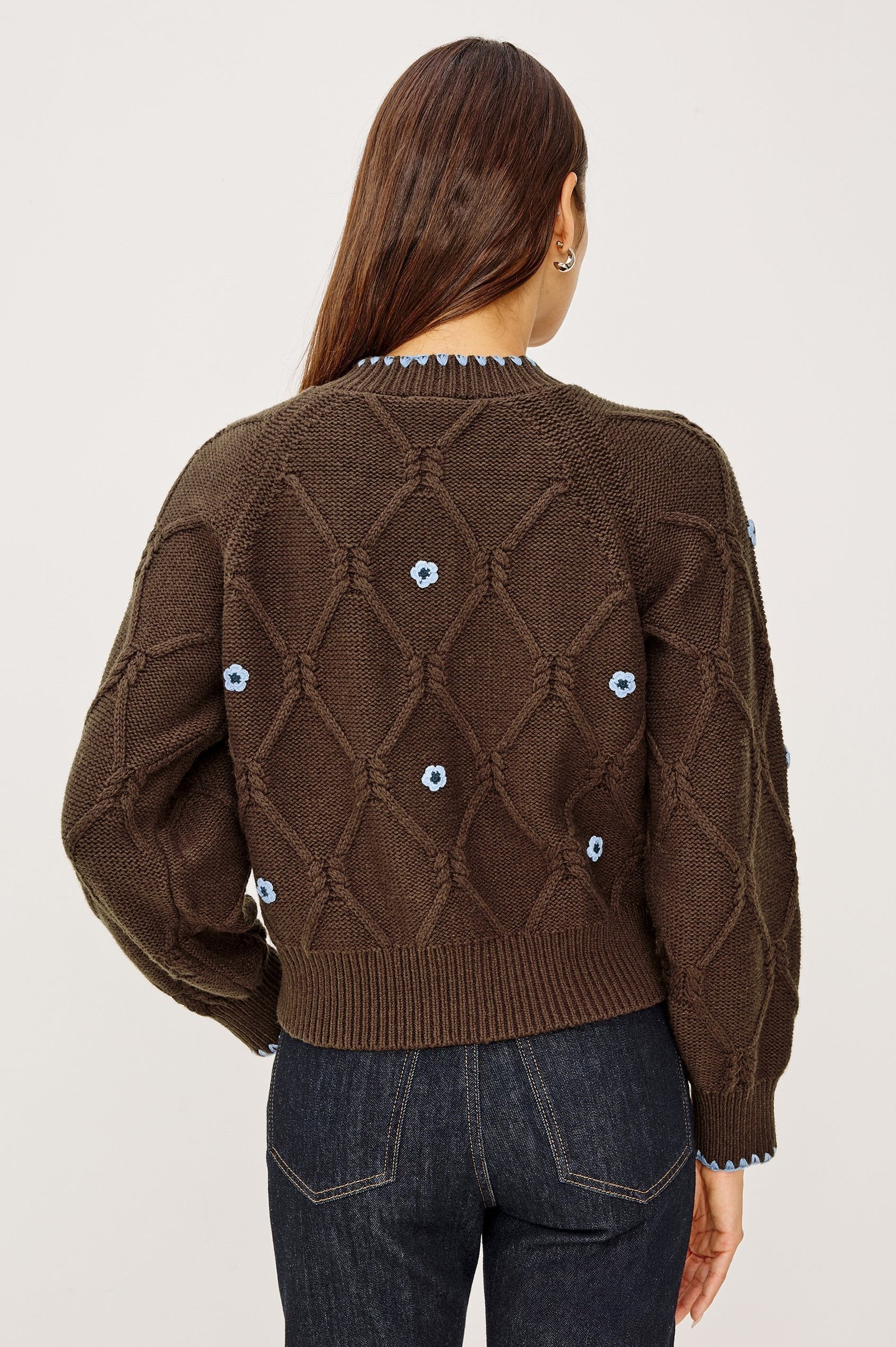 Laurie Cardigan - Walnut Daisy - Image 5