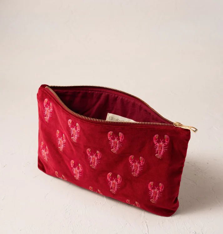 Lobster Velvet Everyday Pouch - Rouge - Image 3