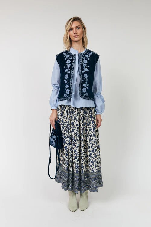 MyraLL Maxi Skirt - Blue - Image 2