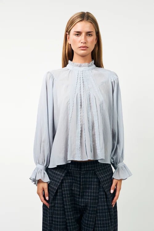 PresleyLL Shirt - Dusty Blue - Image 4