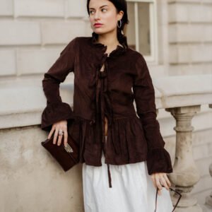 Tinky Blouse in Chocolate Cord