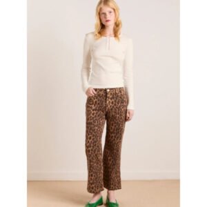 Kenny Twill Trousers - Leopard