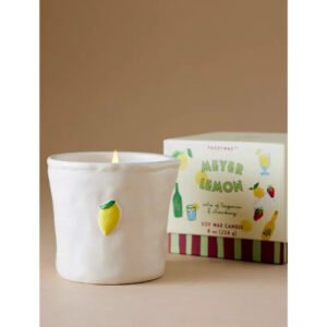 Bistro Lemon Ceramic Candle - Meyer Lemon