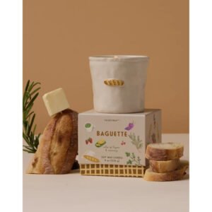 Bistro Baguette Ceramic Candle - Rosemary Thyme