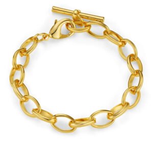 ORE31472 Oval Link T-Bar Dop Bracelet