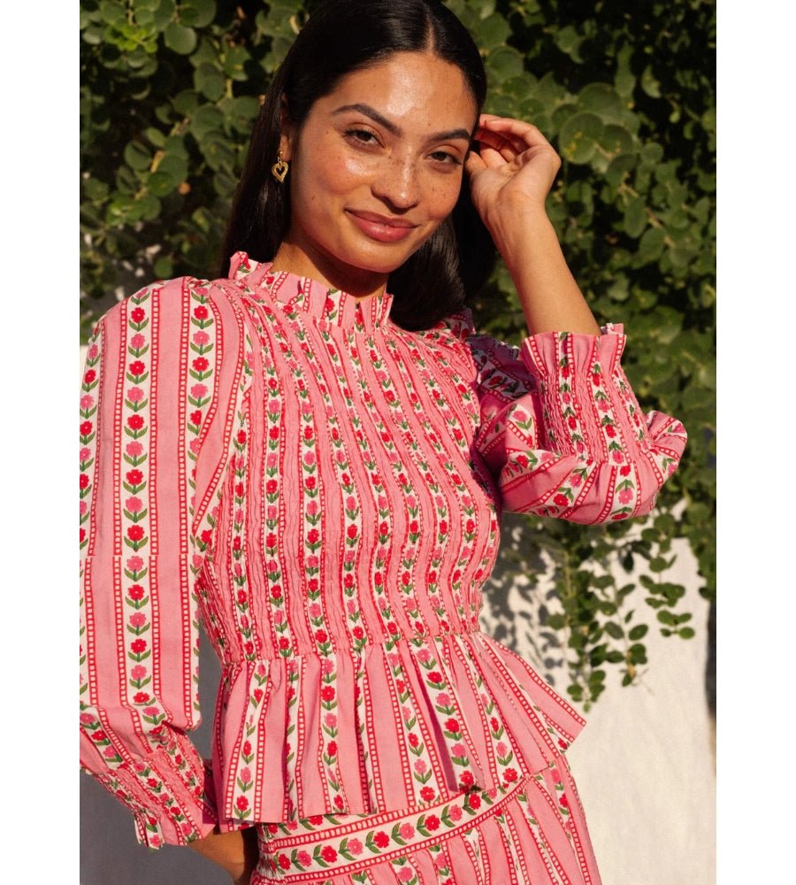 Isabel Top - Alpine Rose