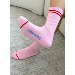 Boyfriend Socks - Amour Pink