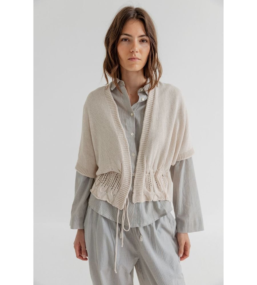 Vinnie Knit Top - Chalk