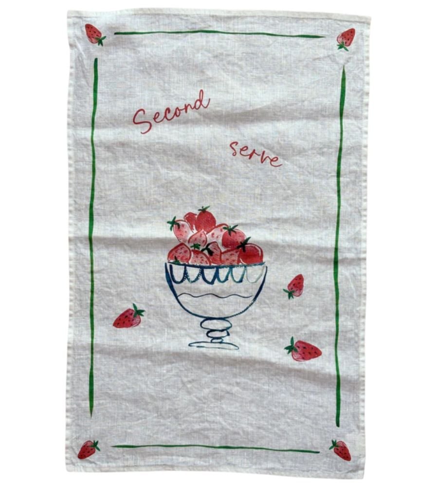 Second Serve - Tennis Linen Tea Towel